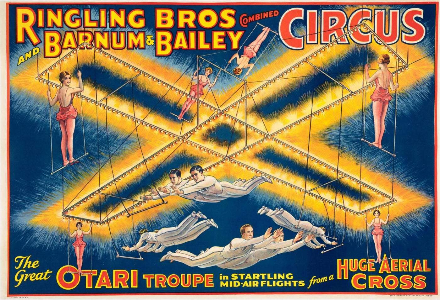 ringling bros circus poster otari troupe poster