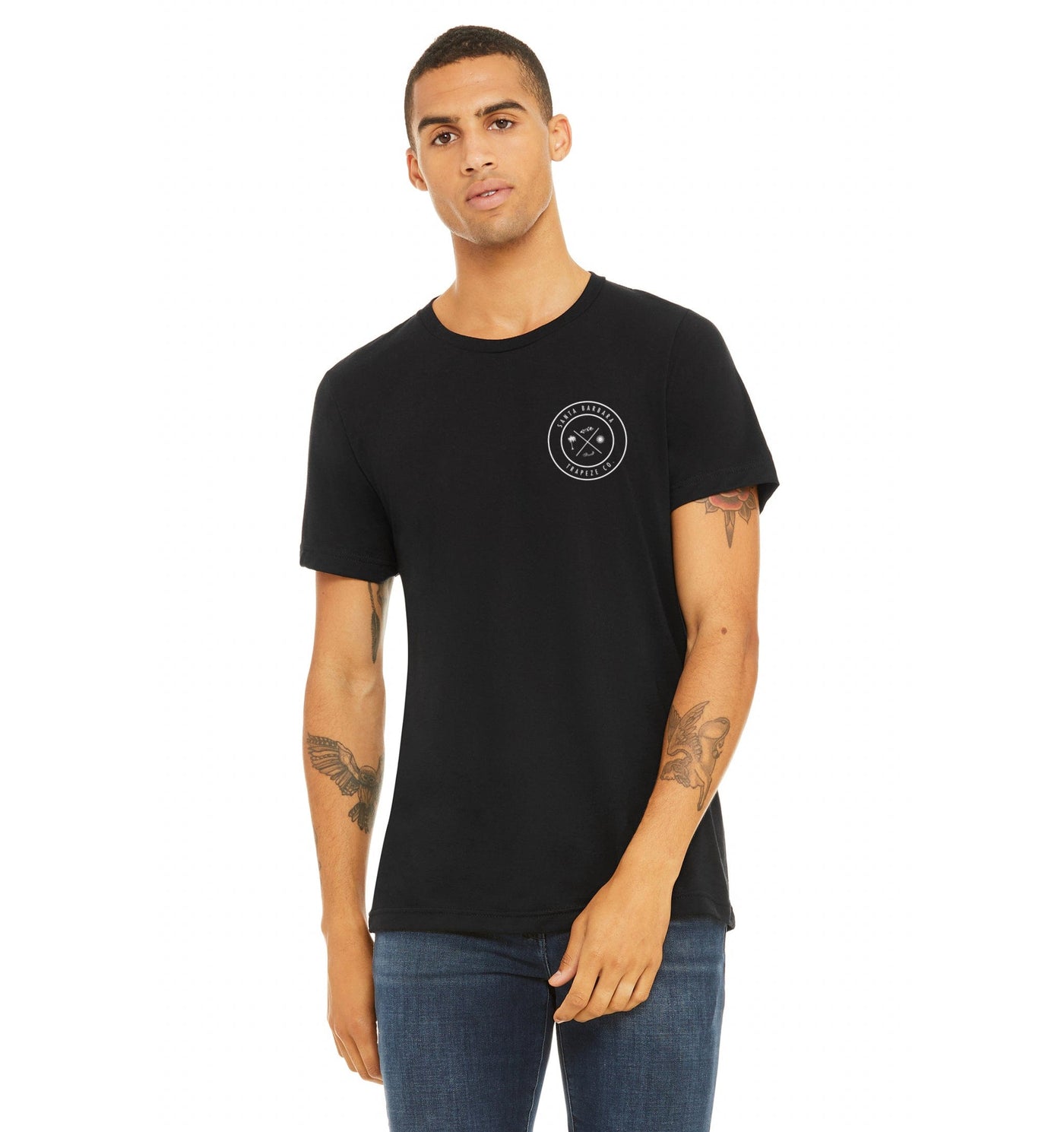 Santa Barbara Trapeze Co. Shirts UNISEX TRIBLEND TSHIRT--BLACK